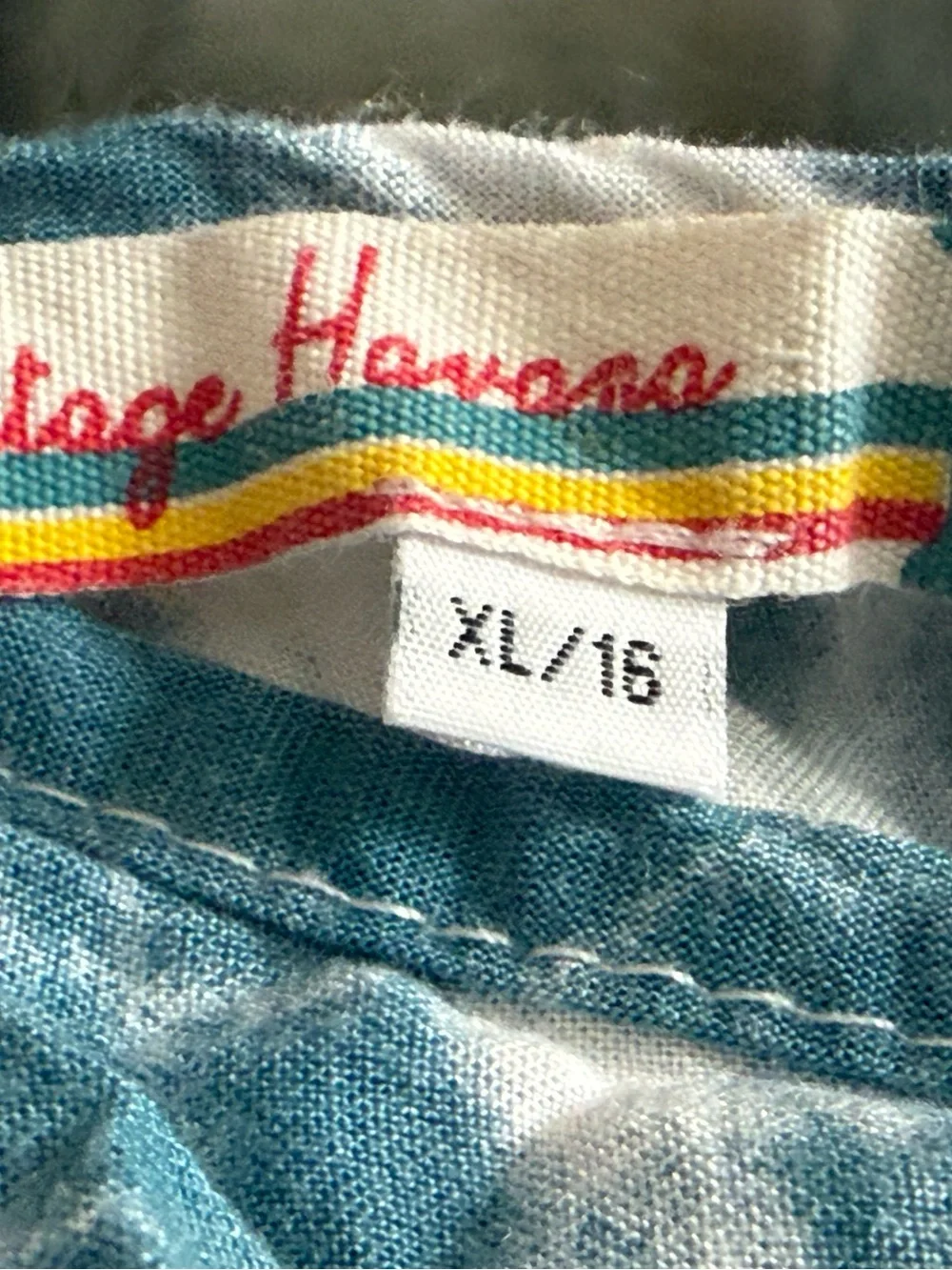 Vintage Havana Blue and White Tie-Dye Maxi Skirt